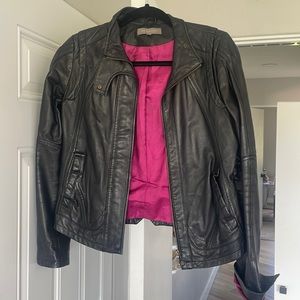 MM Couture Black Leather Jacket